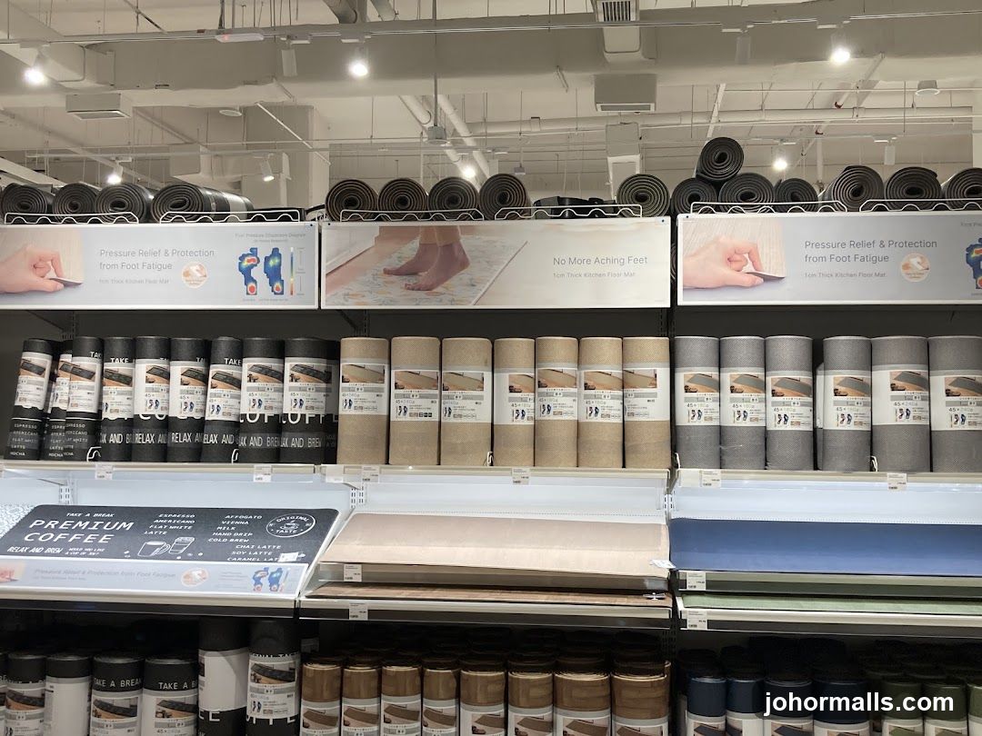 Floor Mats and Coffee Display