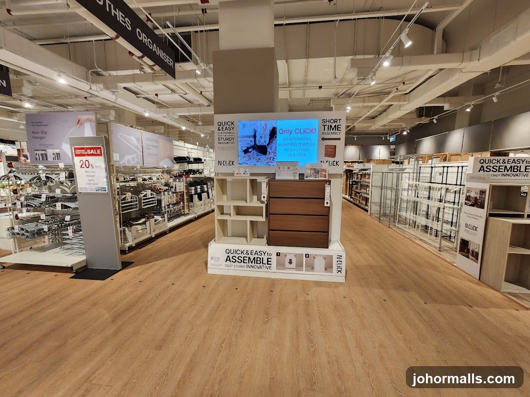 Home Organization Store Display