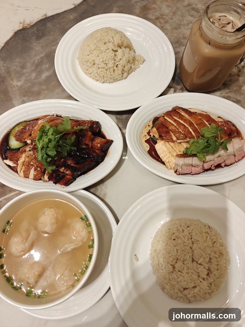Hainanese Chicken Rice Meal