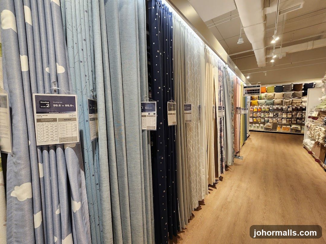 Curtain Store Display