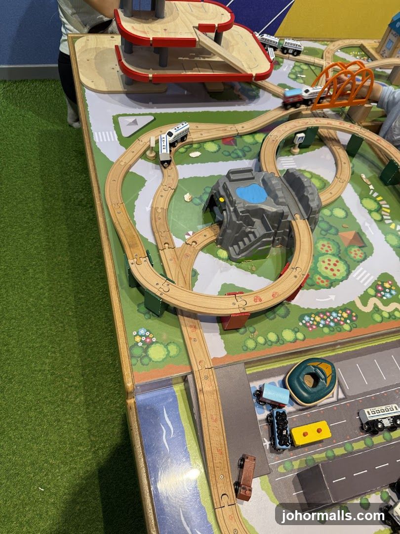 Wooden Train Set Play Area