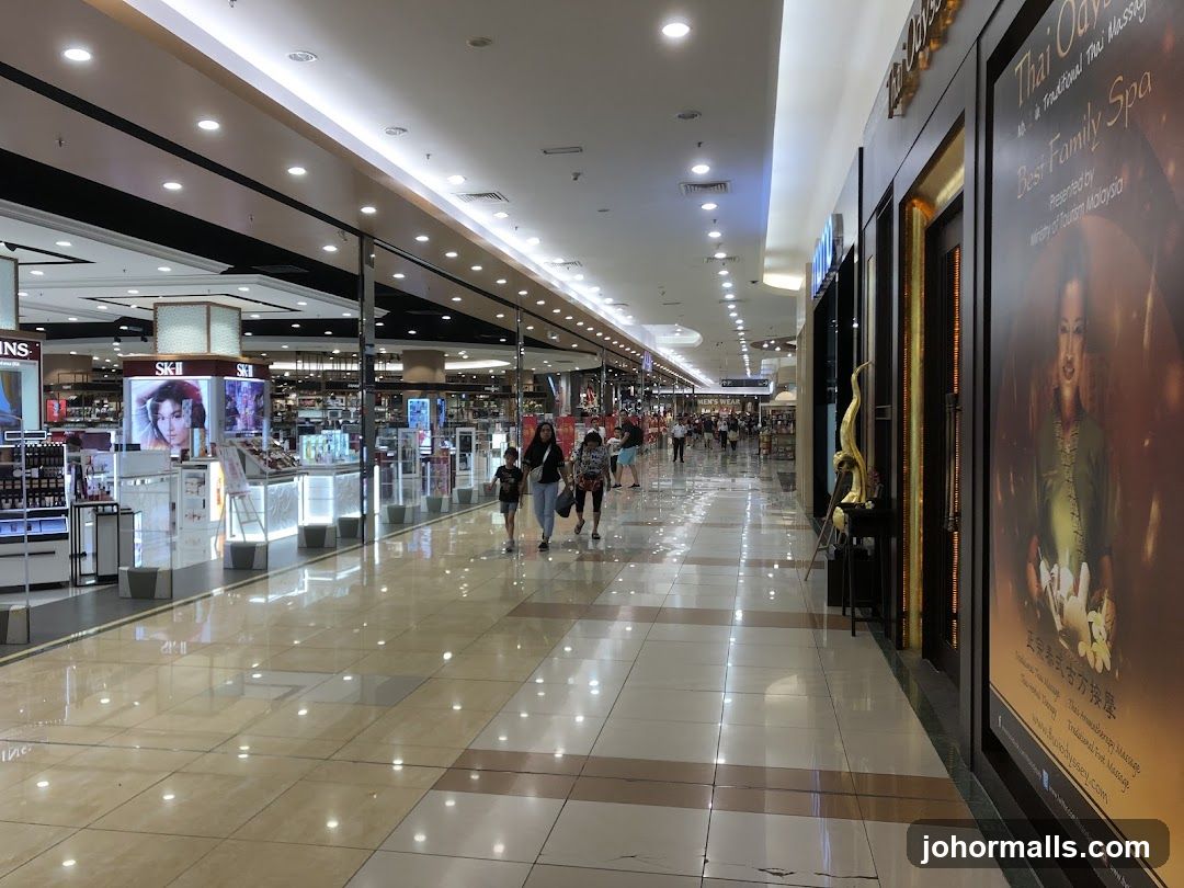 Mall Interior with Shops