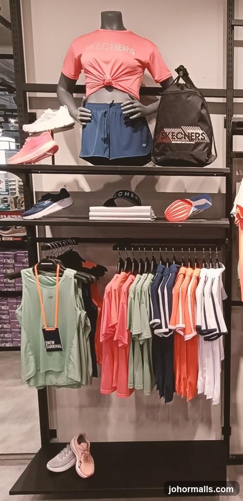Skechers Apparel and Footwear Display
