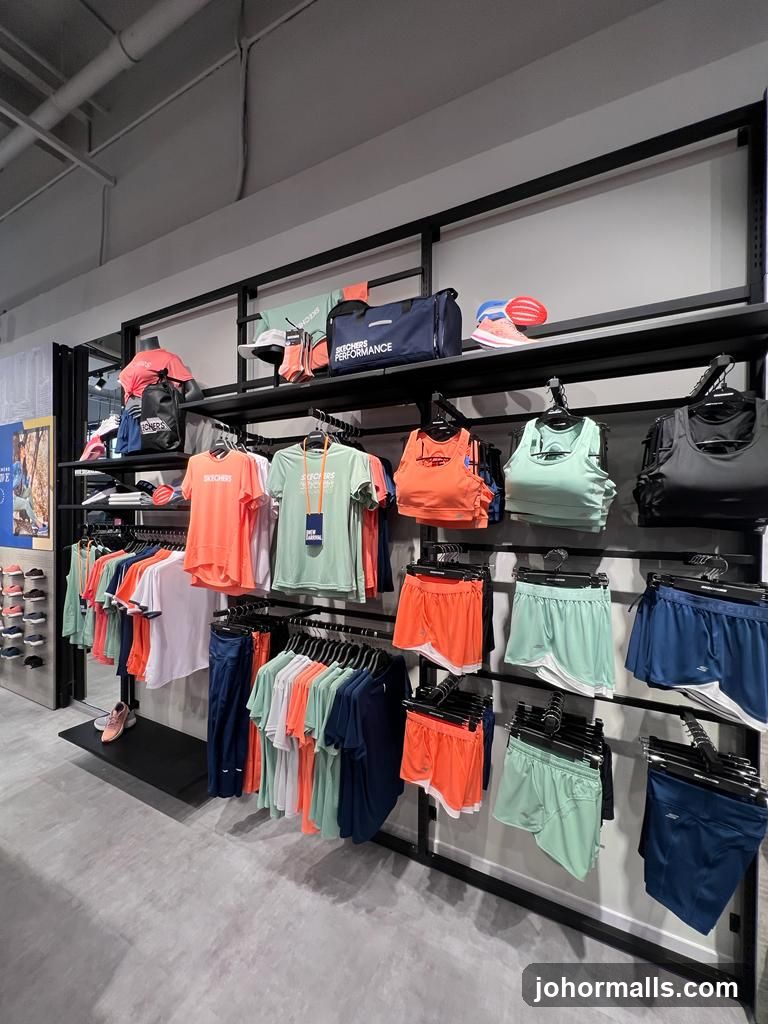 Athletic Apparel Display