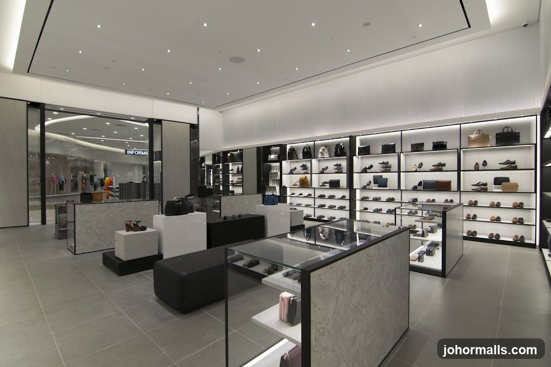 Modern Shoe and Bag Store Interior