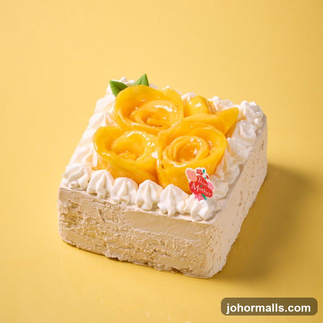 Mango Rose Cake