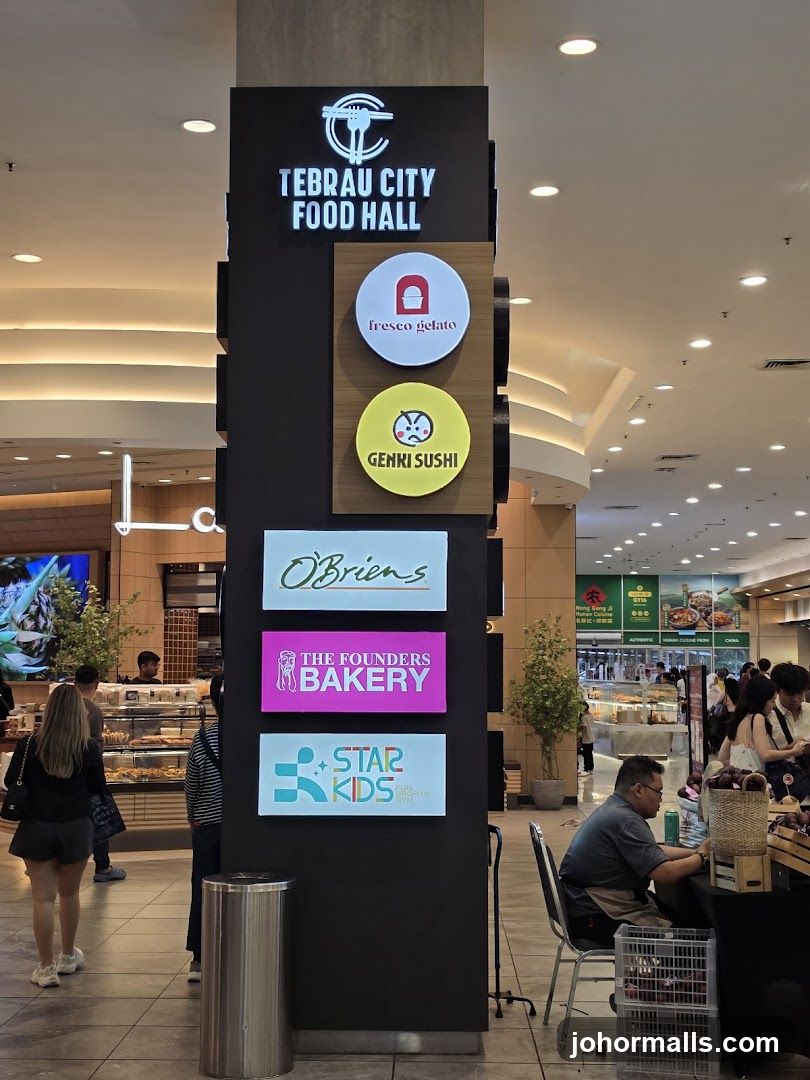 Tebrau City Food Hall Directory