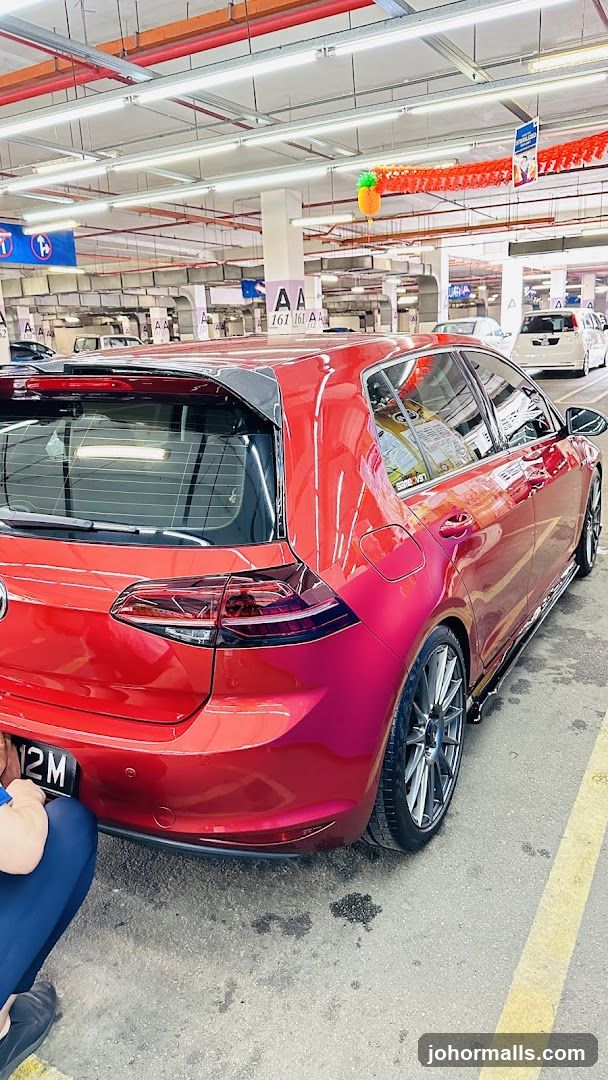 Red Volkswagen Golf R