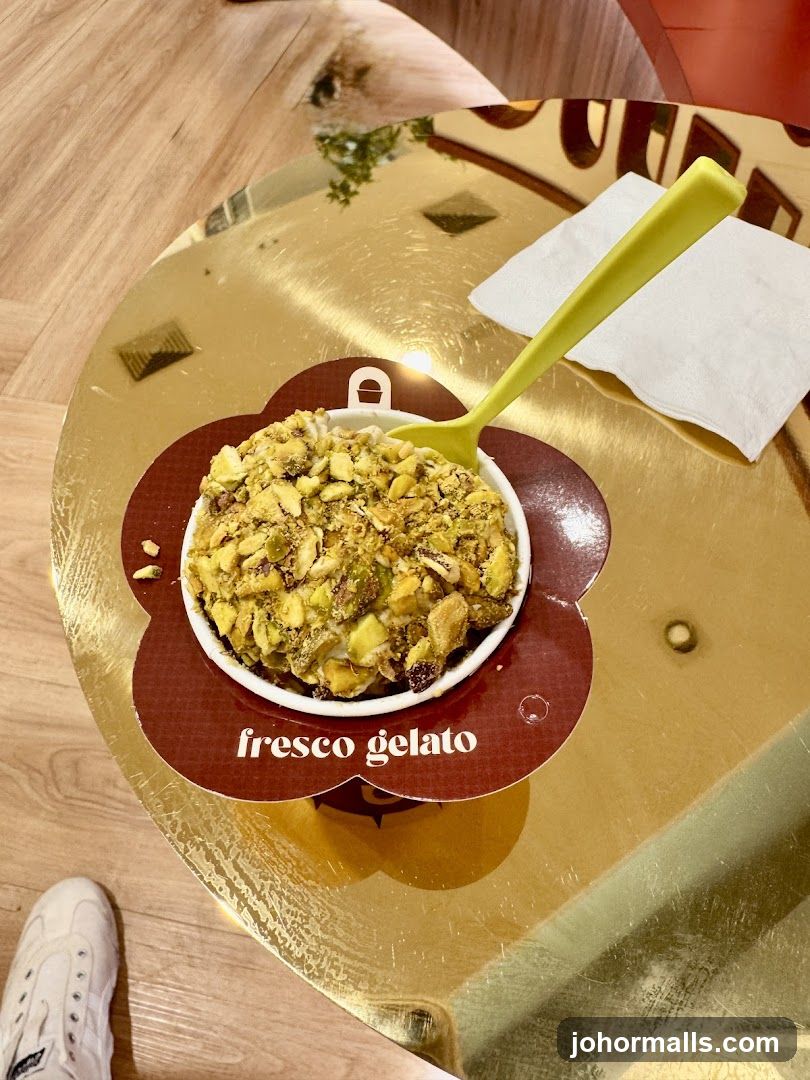 Gelato with Pistachios