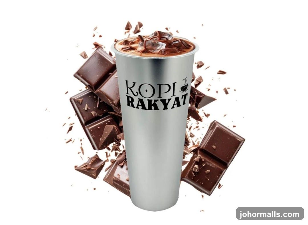 Chocolate Drink with Kopi Rakyat Branding