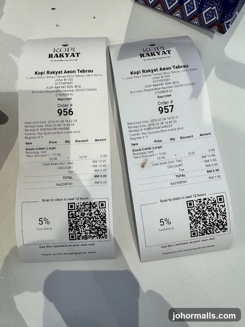 Receipts
