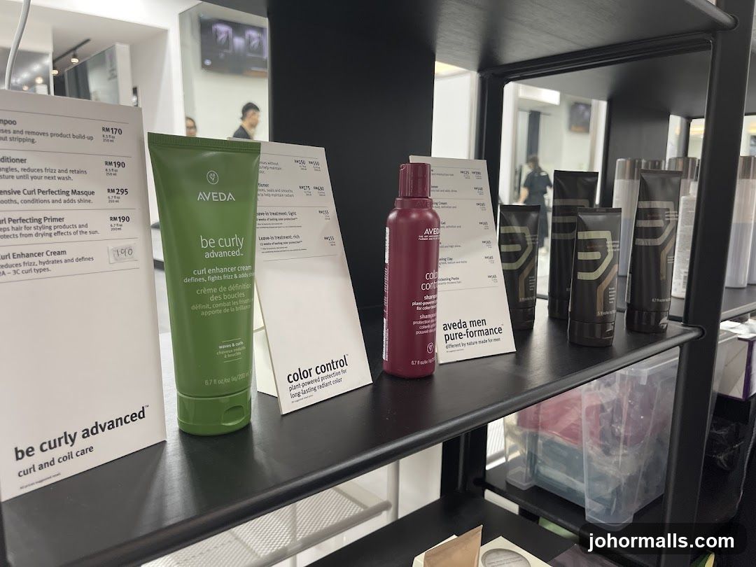 Aveda Hair Products Display