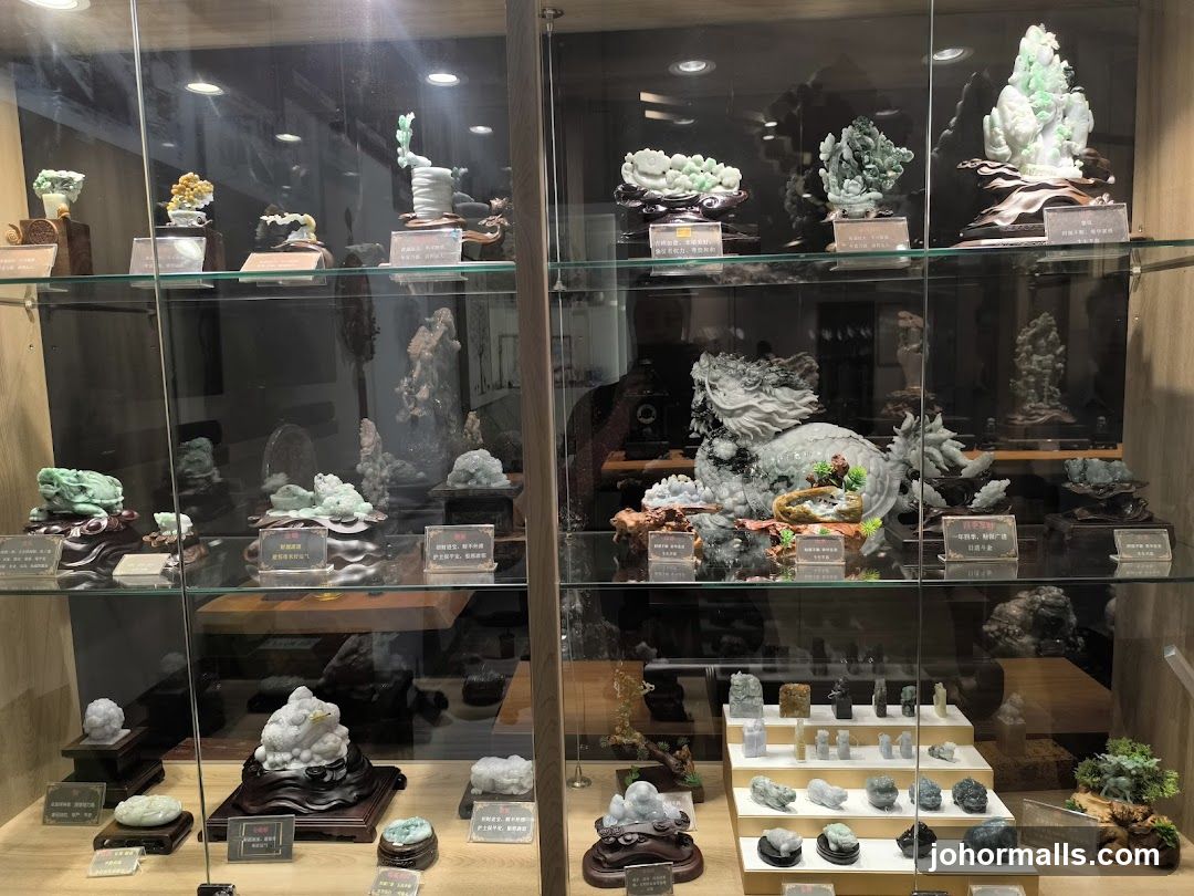 Jade Carvings Display