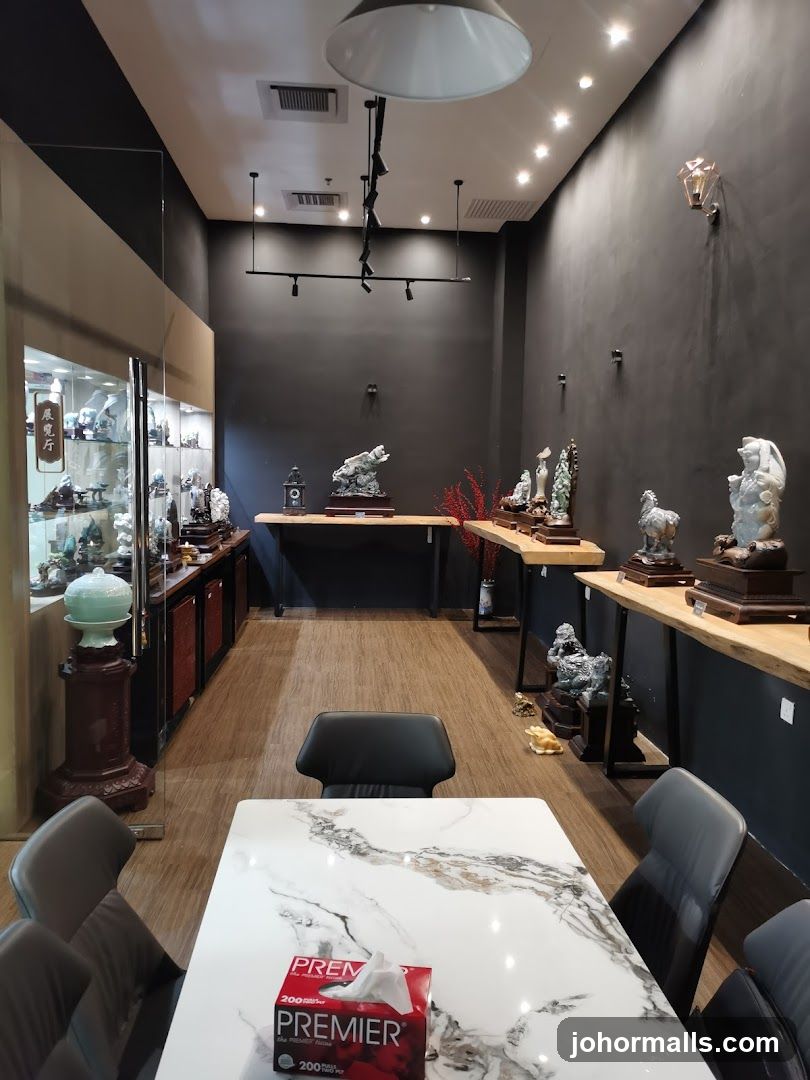 Interior of a gallery or shop