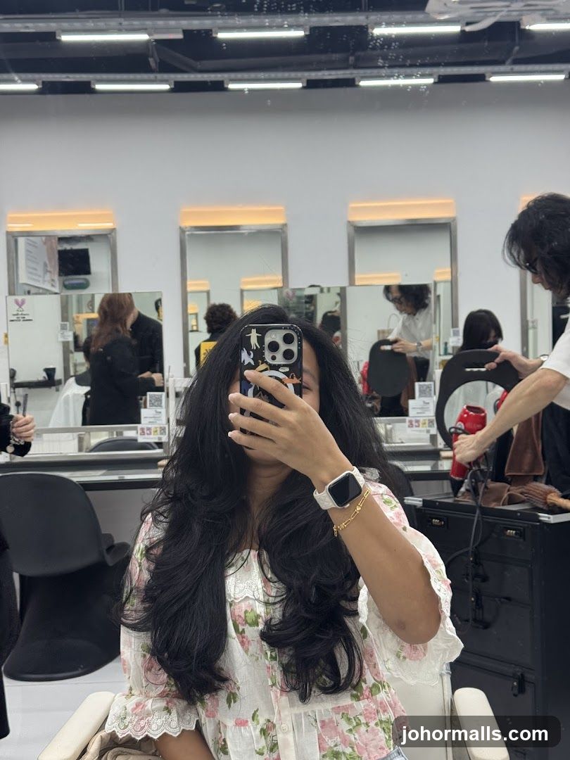 Woman at Hair Salon