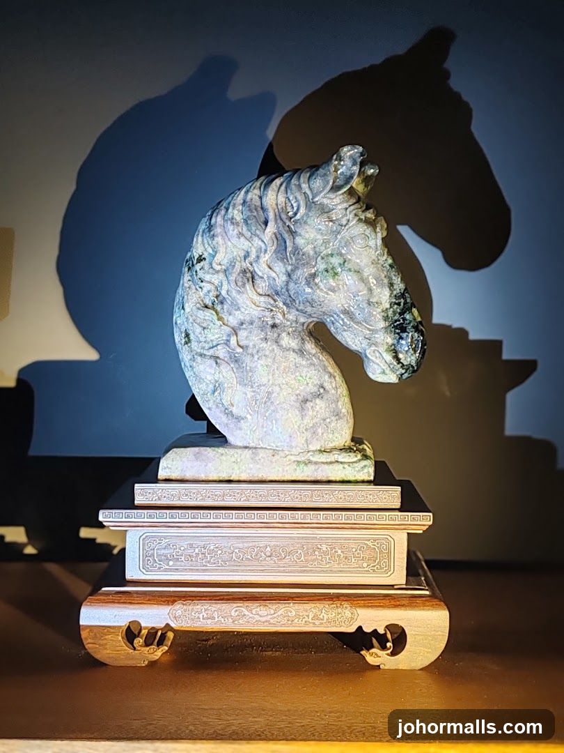 Jade Horse Sculpture