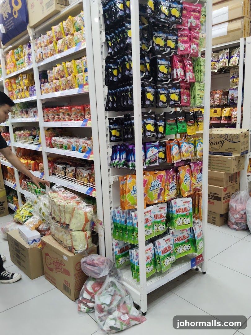 Snack Aisle in a Store