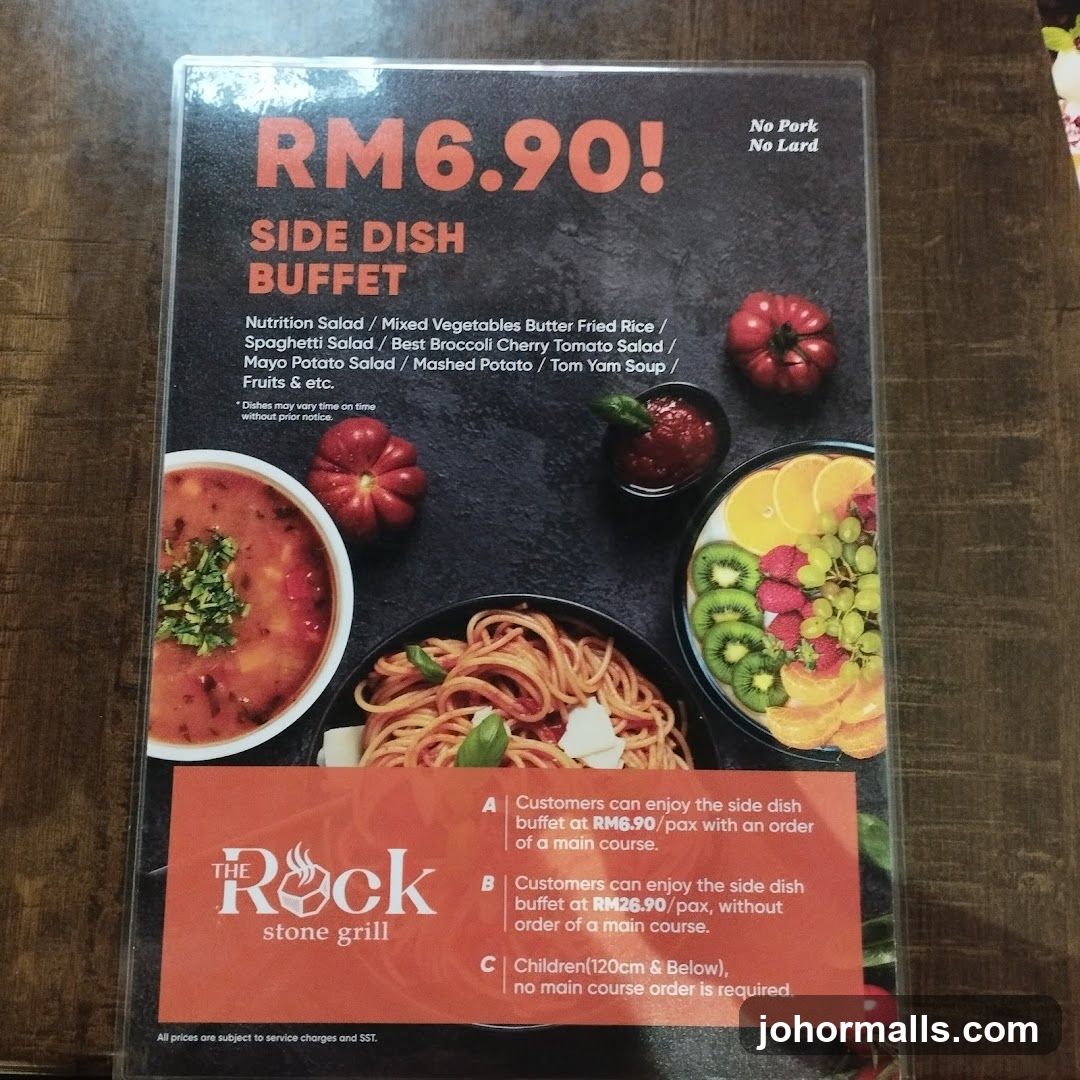 The Rock Stone Grill Side Dish Buffet