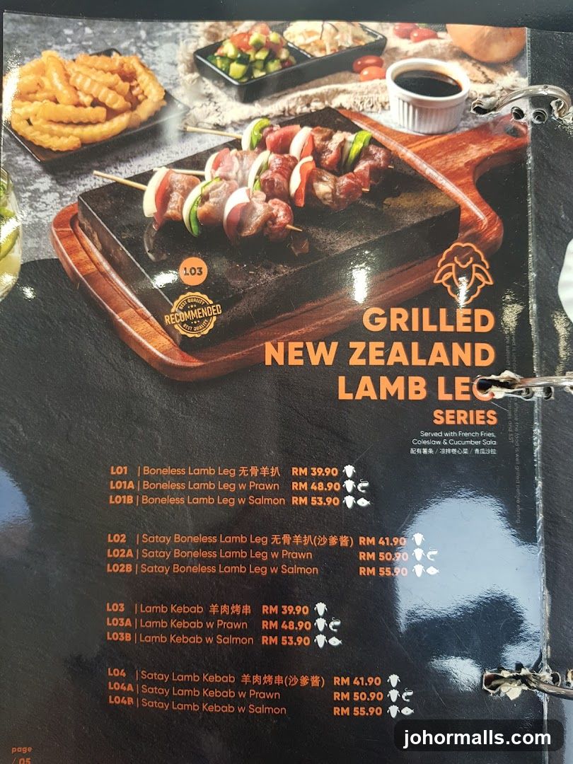 Grilled New Zealand Lamb Leg Series