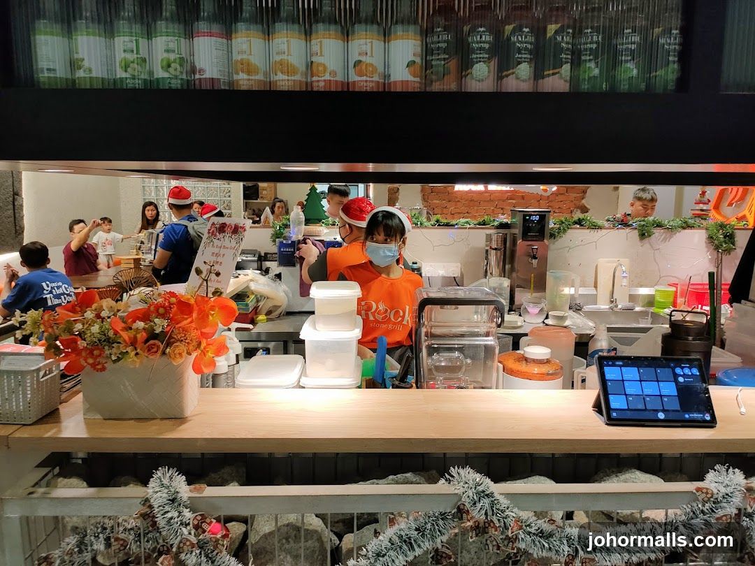 Barista preparing drinks