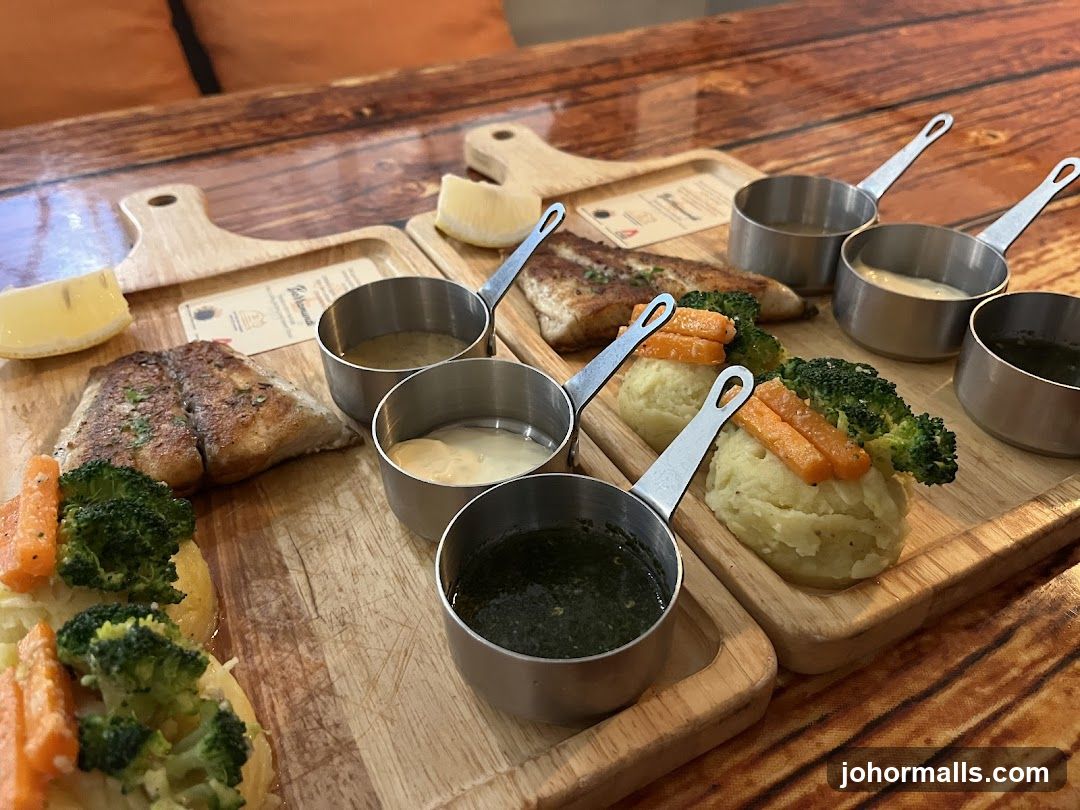 Fish Platter with Sauces