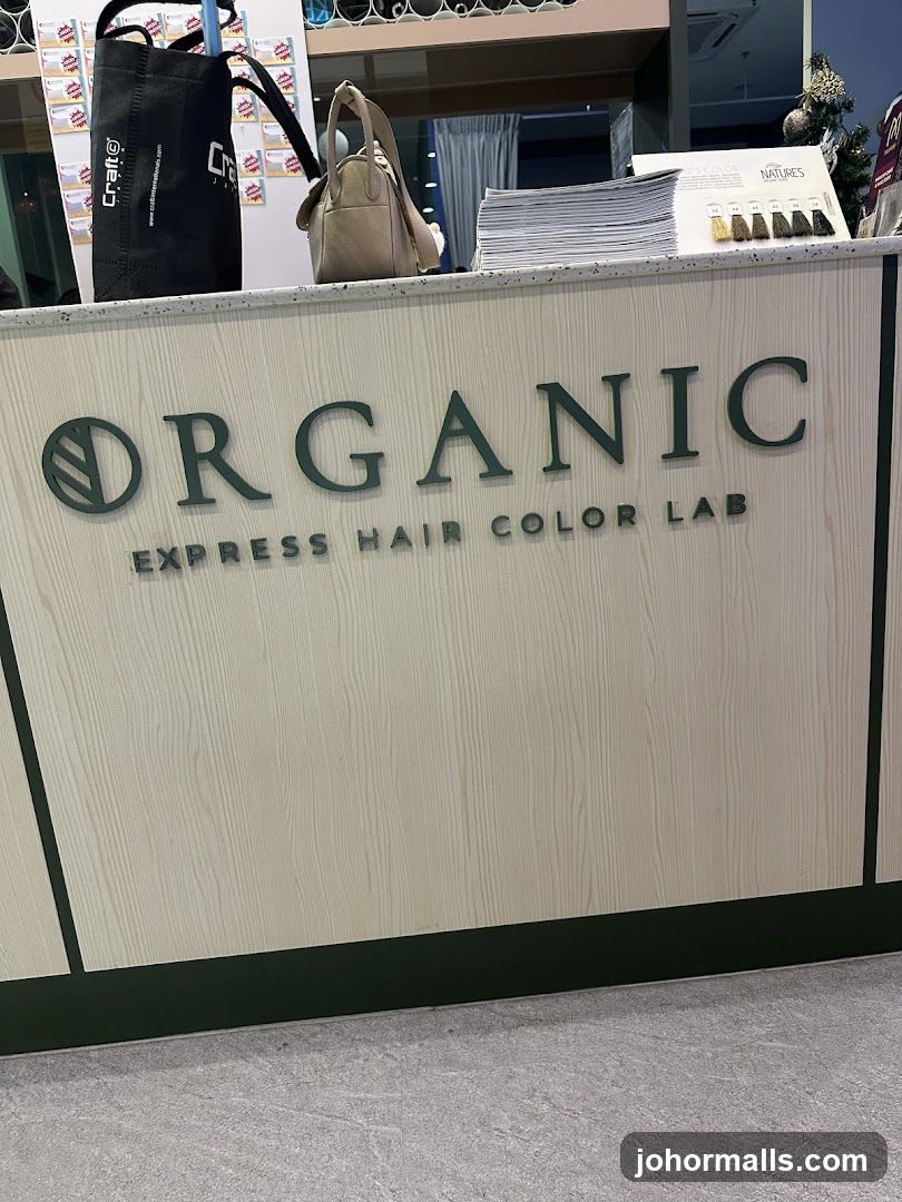 Organic Express Hair Color Lab Counter