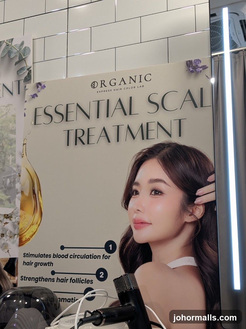Organic Express Hair Color Lab Advertisement