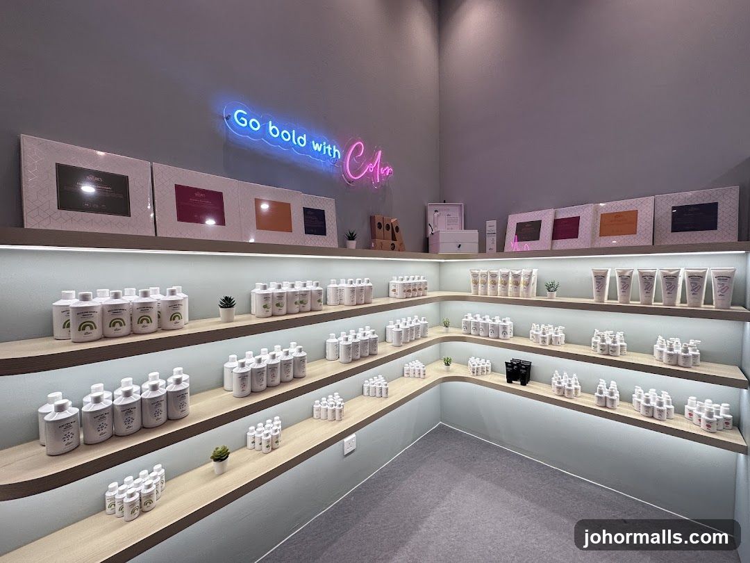Skincare Products Display