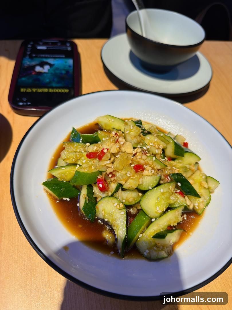 Smashed Cucumber Salad