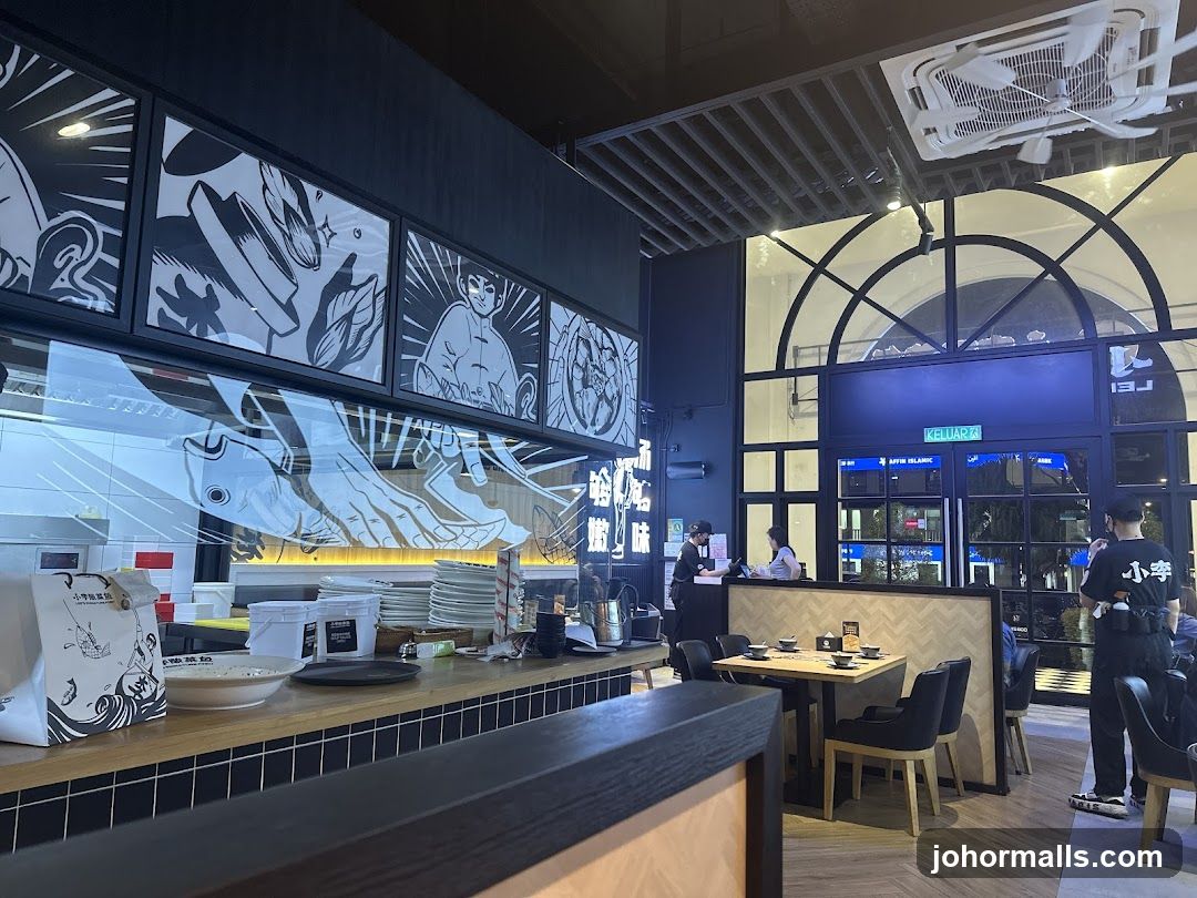 Restaurant Interior with Artwork and Seating