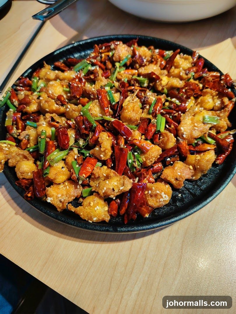 Spicy Fried Chicken with Chilies
