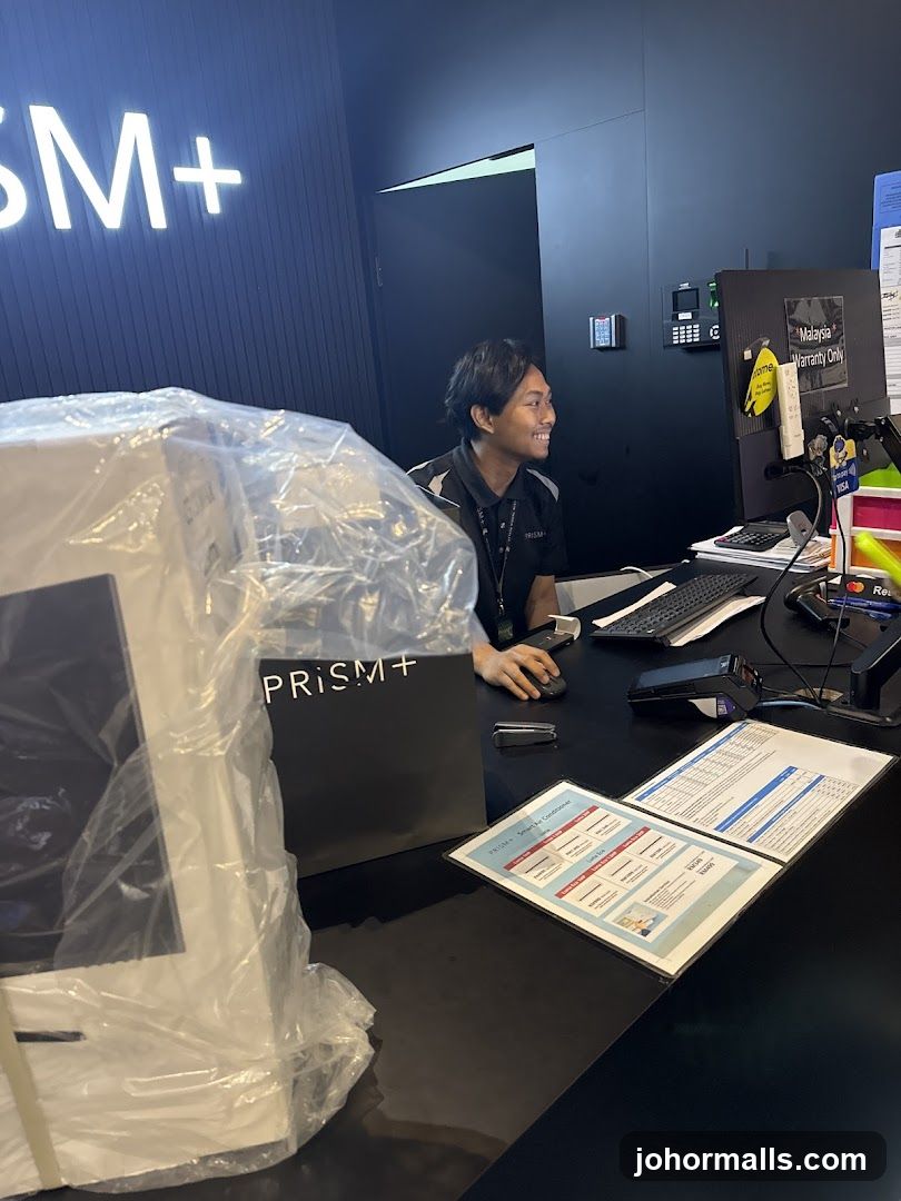 Store Counter with Employee