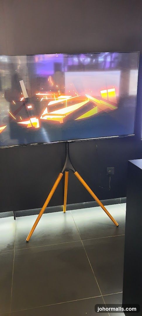 Television on a Tripod Stand