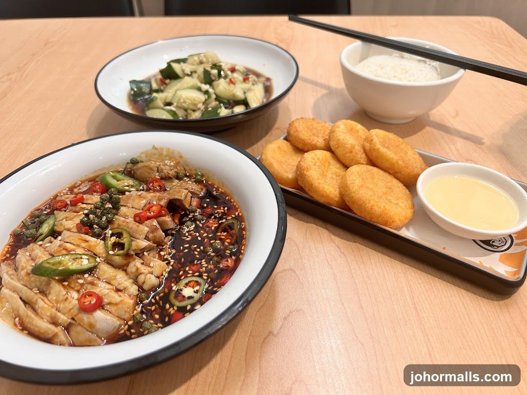 Sichuan Chicken and Sides