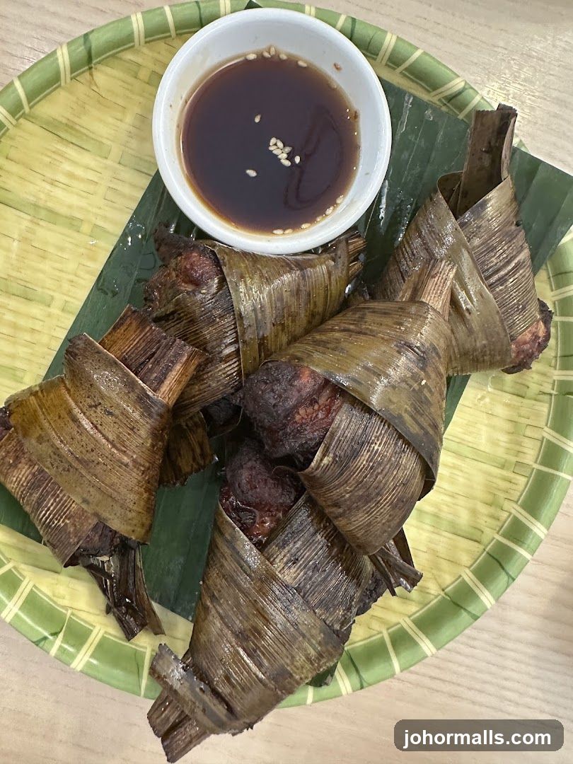 Chicken Wrapped in Pandan Leaves