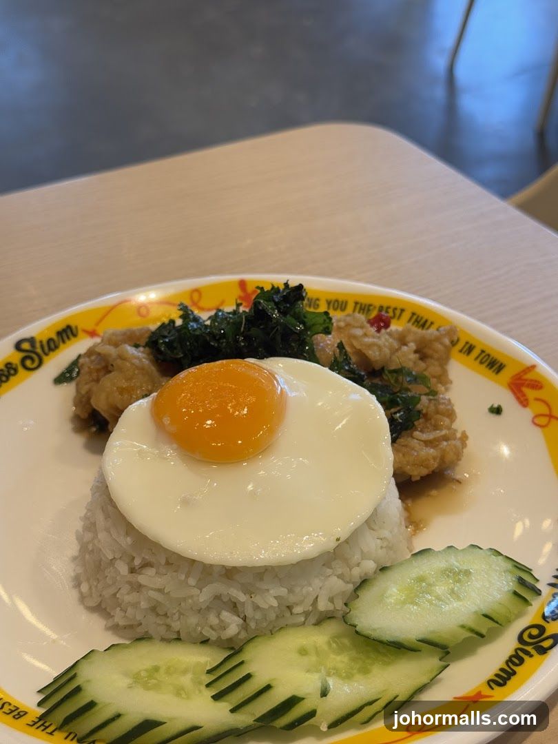 Thai Basil Chicken with Fried Egg