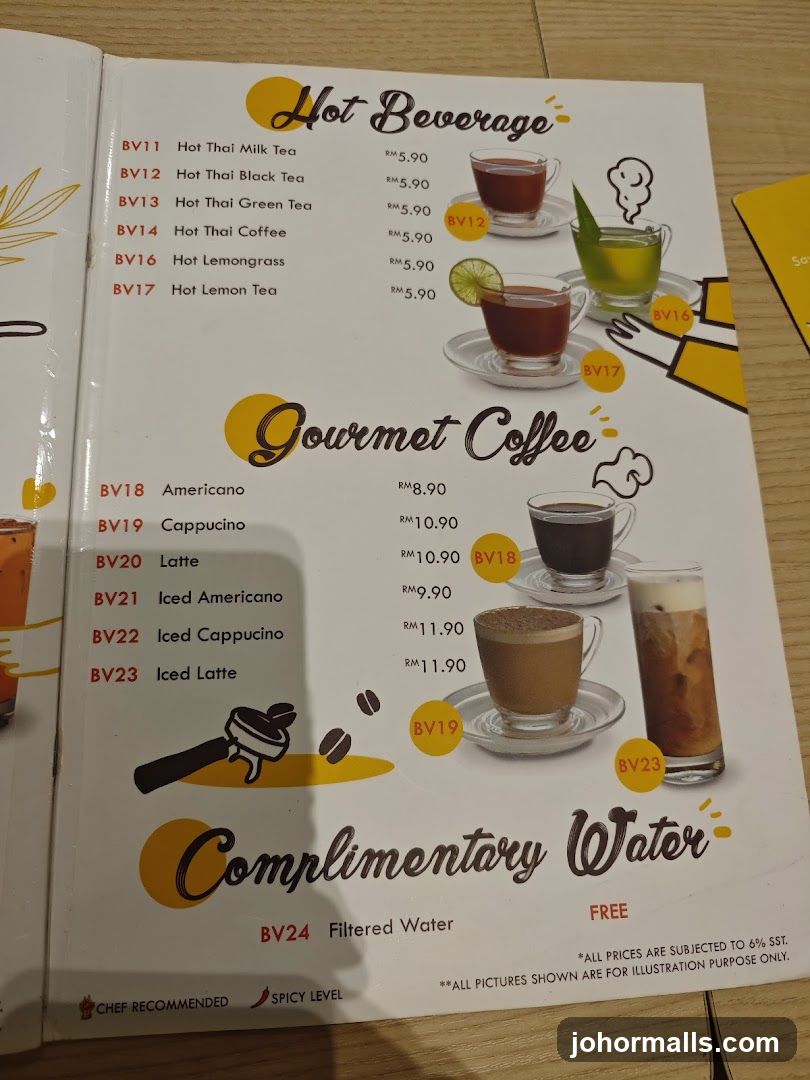 Beverage Menu