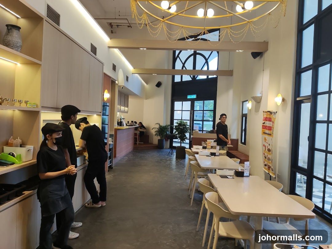 Restaurant Interior with Staff