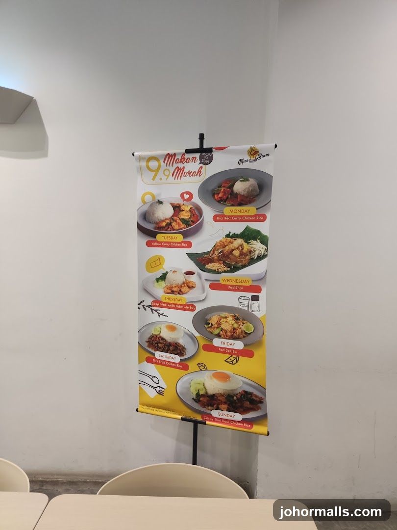 Daily Special Menu