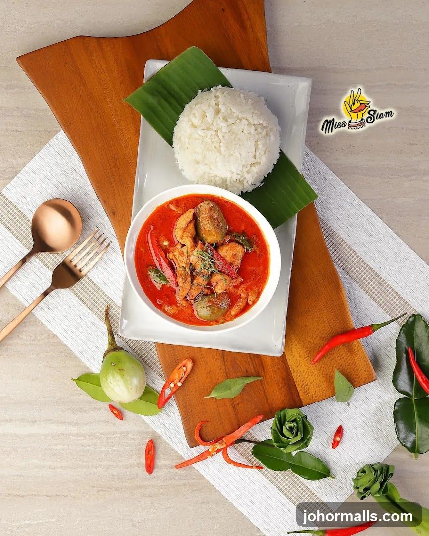 Thai Red Curry with Rice