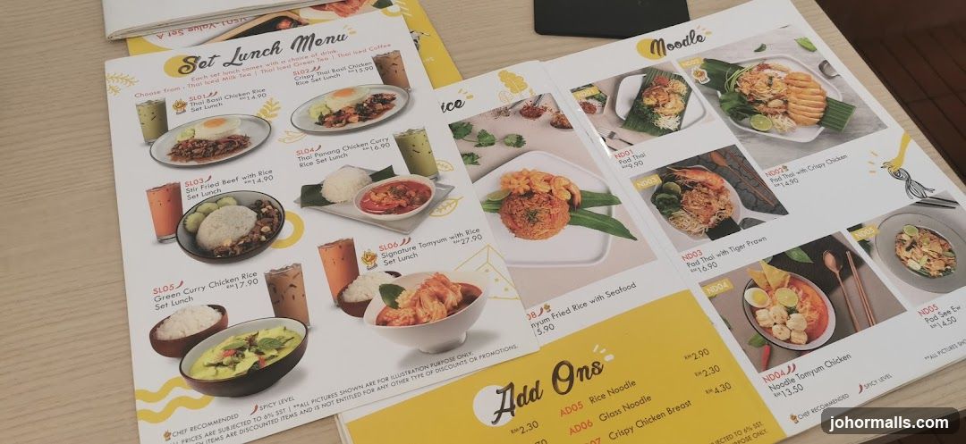 Set Lunch Menu & Noodle Menu