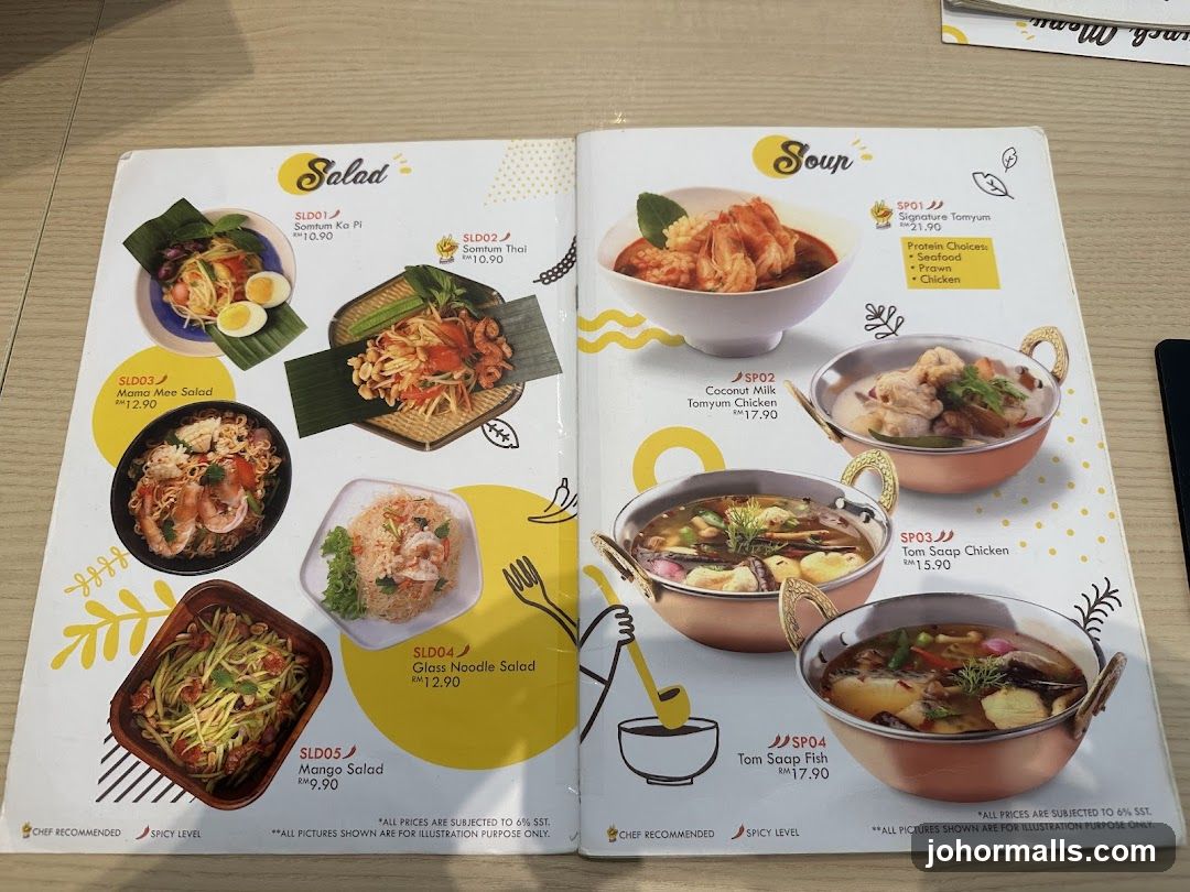 Salad and Soup Menu
