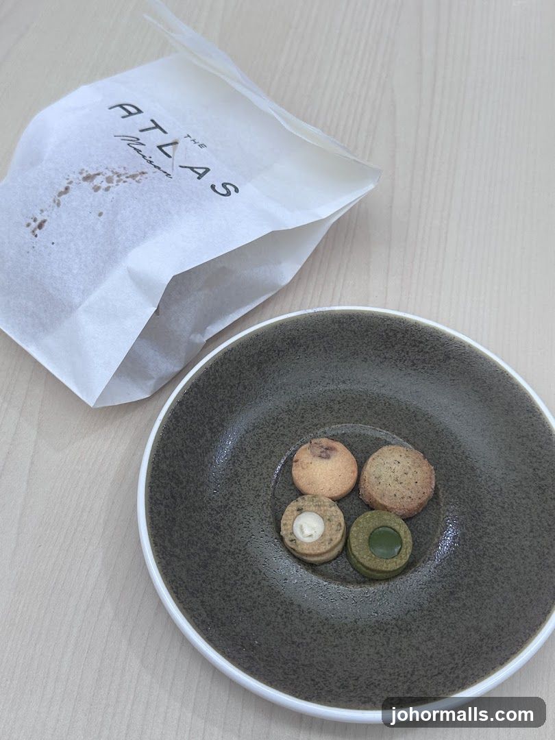 Cookies on a Plate with Bag