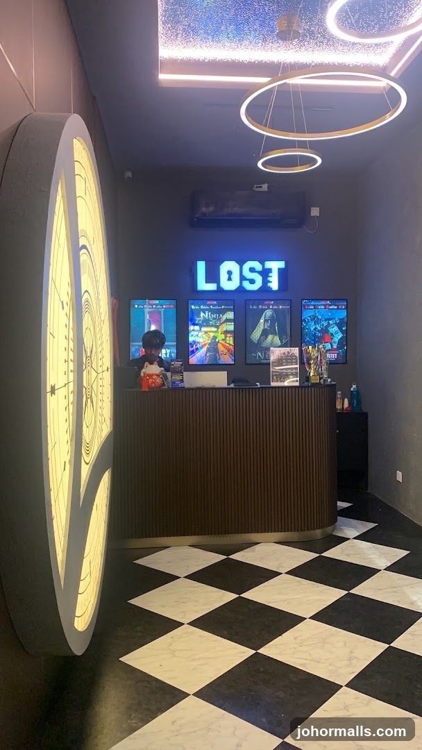Reception Area with Neon Sign