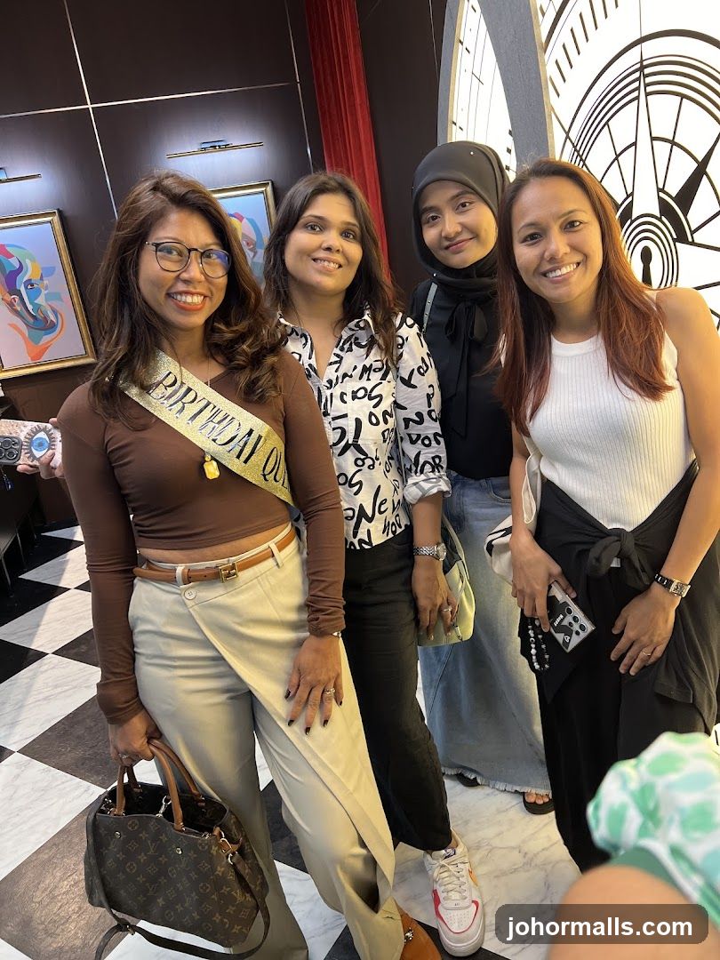 Four women posing for a photo