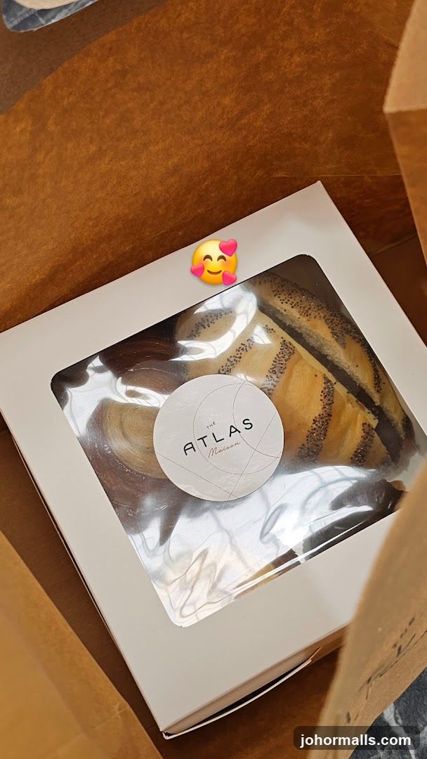 Pastries in a box