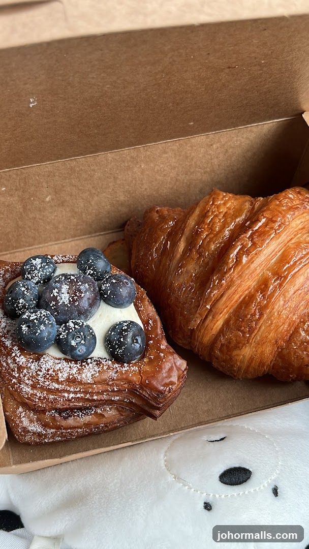 Pastries in a box