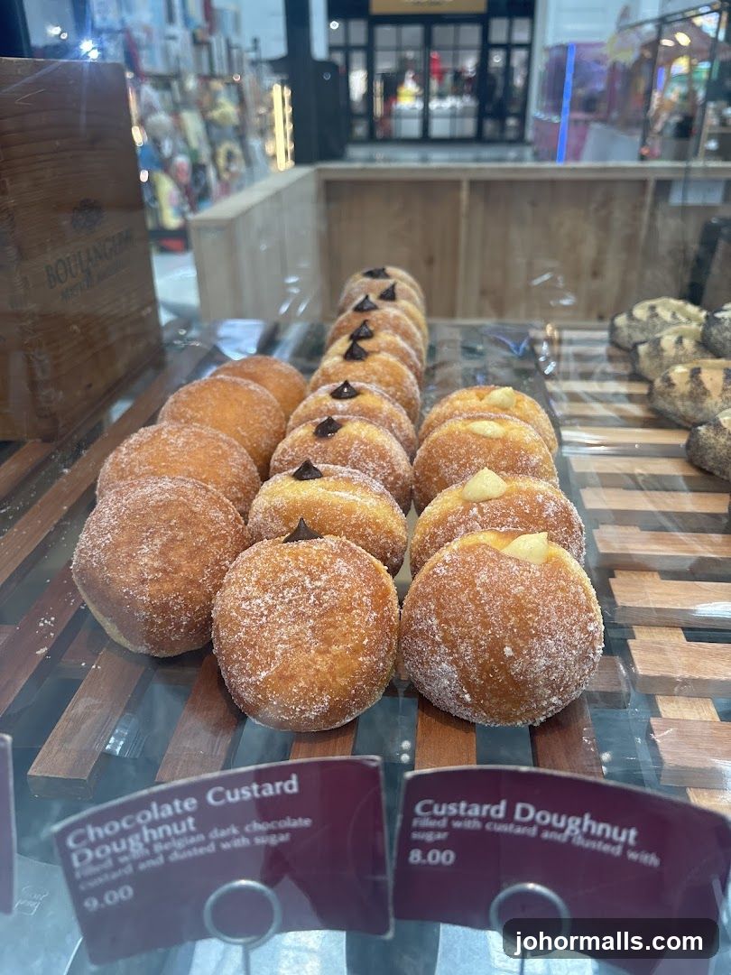 Doughnuts in a Display Case