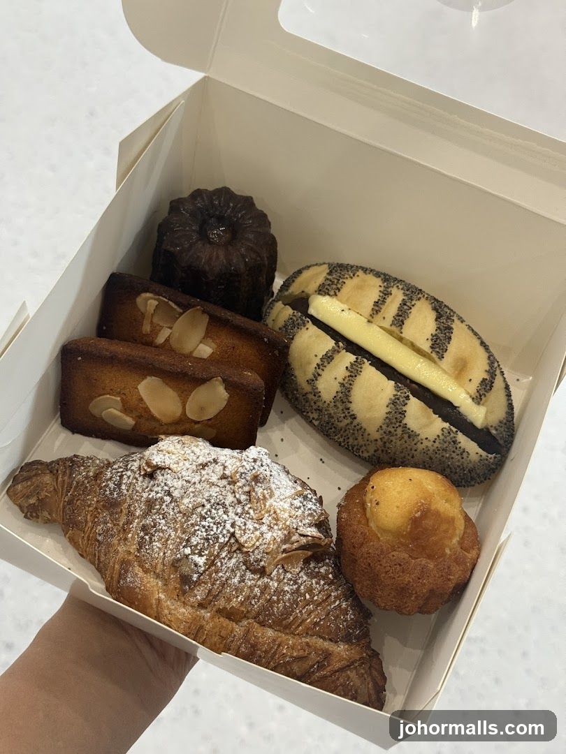 Assortment of Pastries in a Box