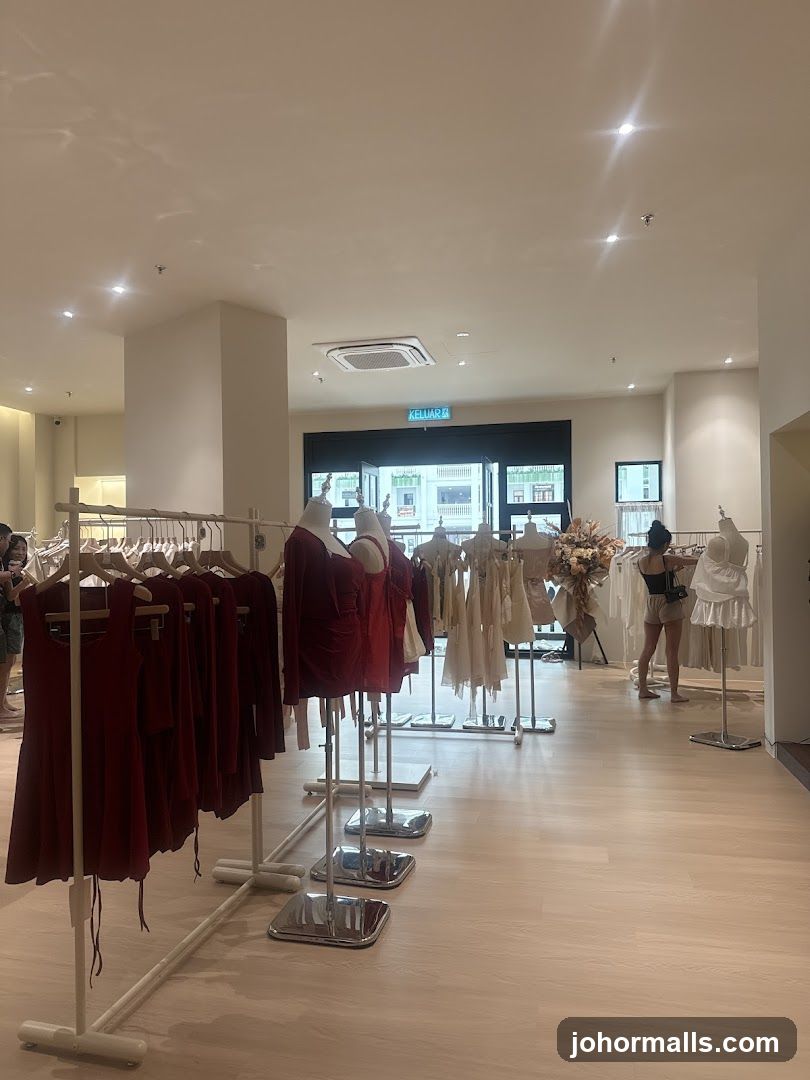 Clothing store interior